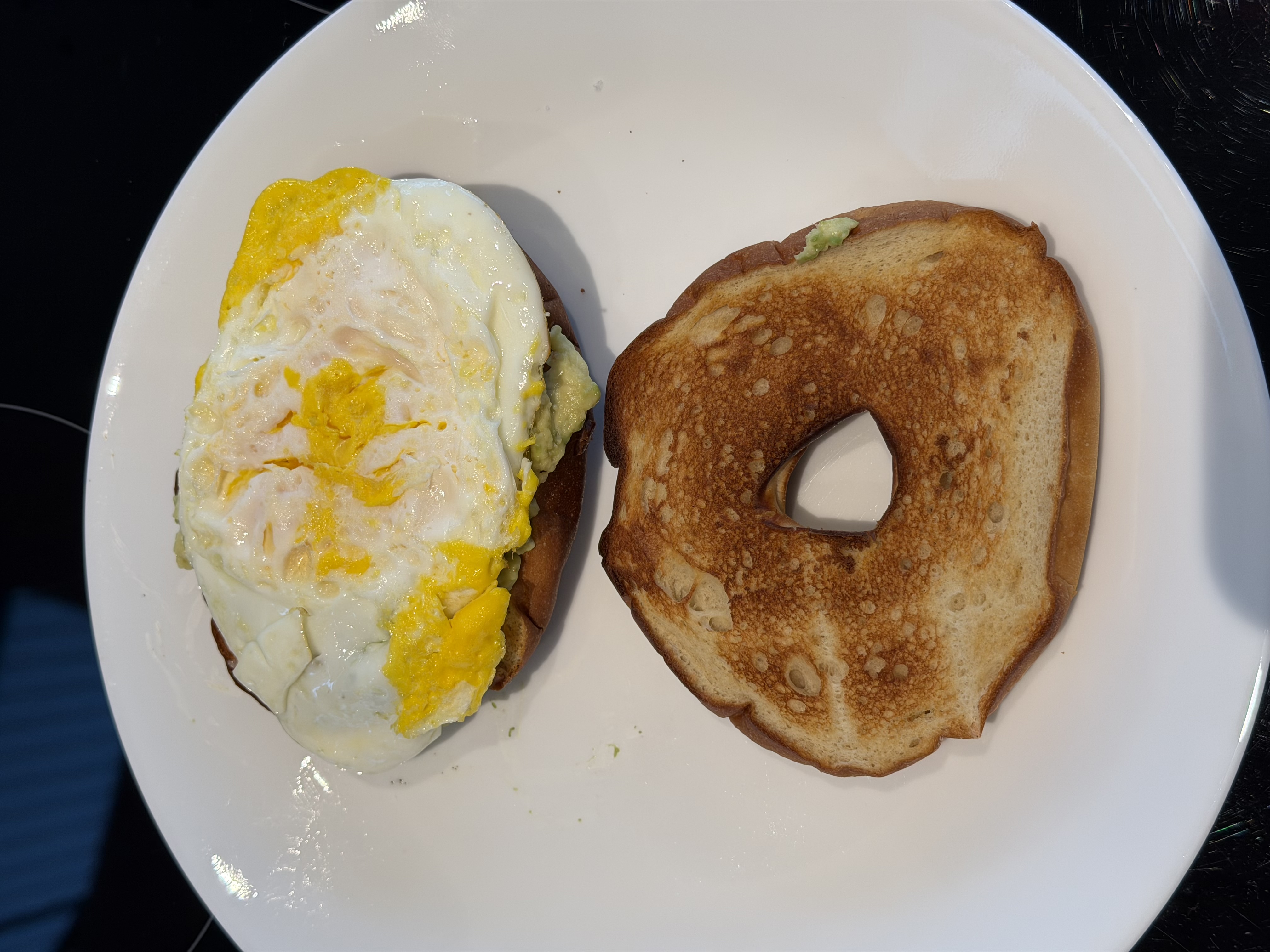 The finished breakfast plate