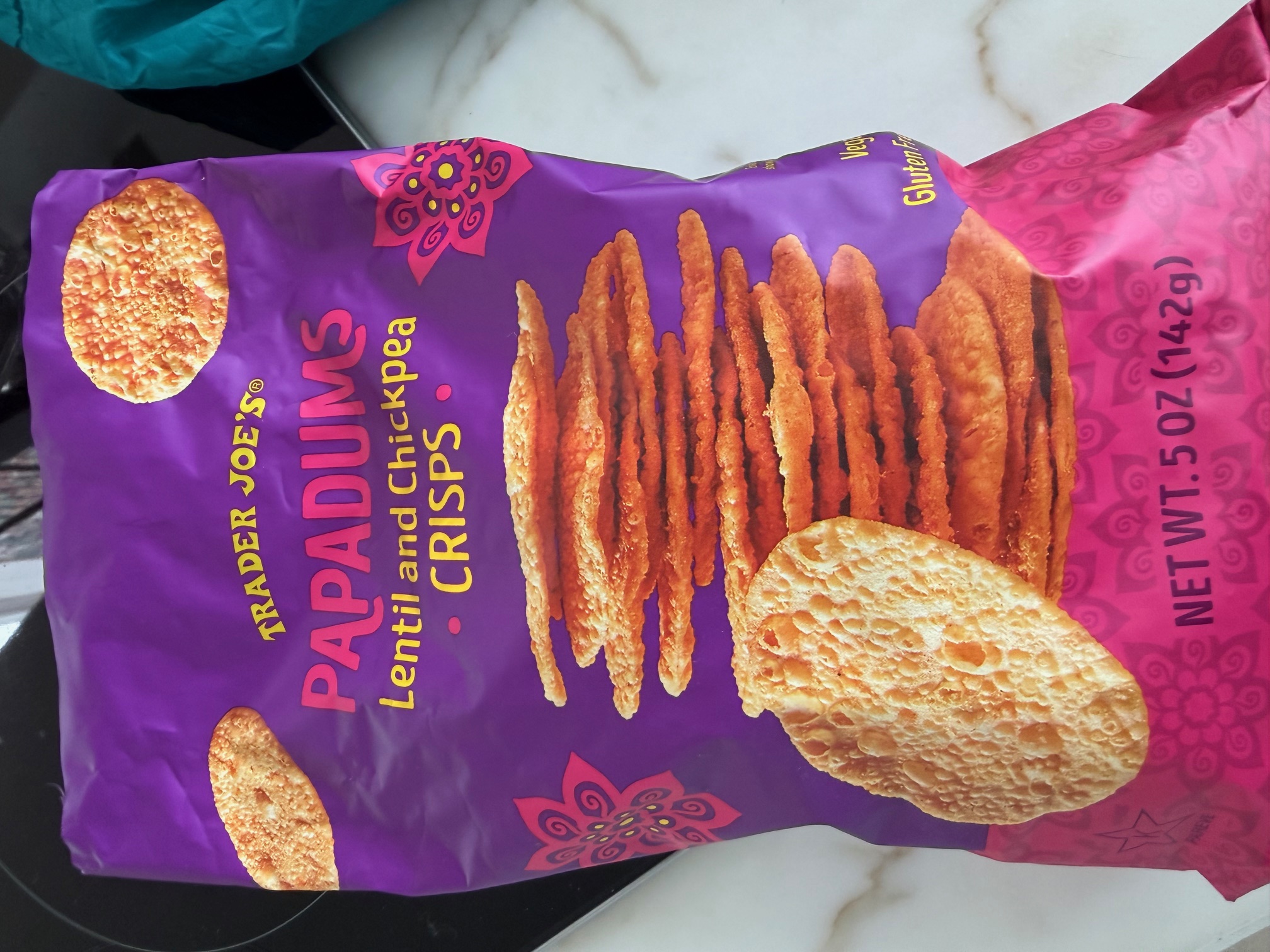 Trader Joe's Papadums bag